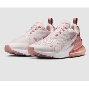 Nike Air Max 270 Women's Running Shoes Pomegranate Pearl Pink‎ White Sz 7
